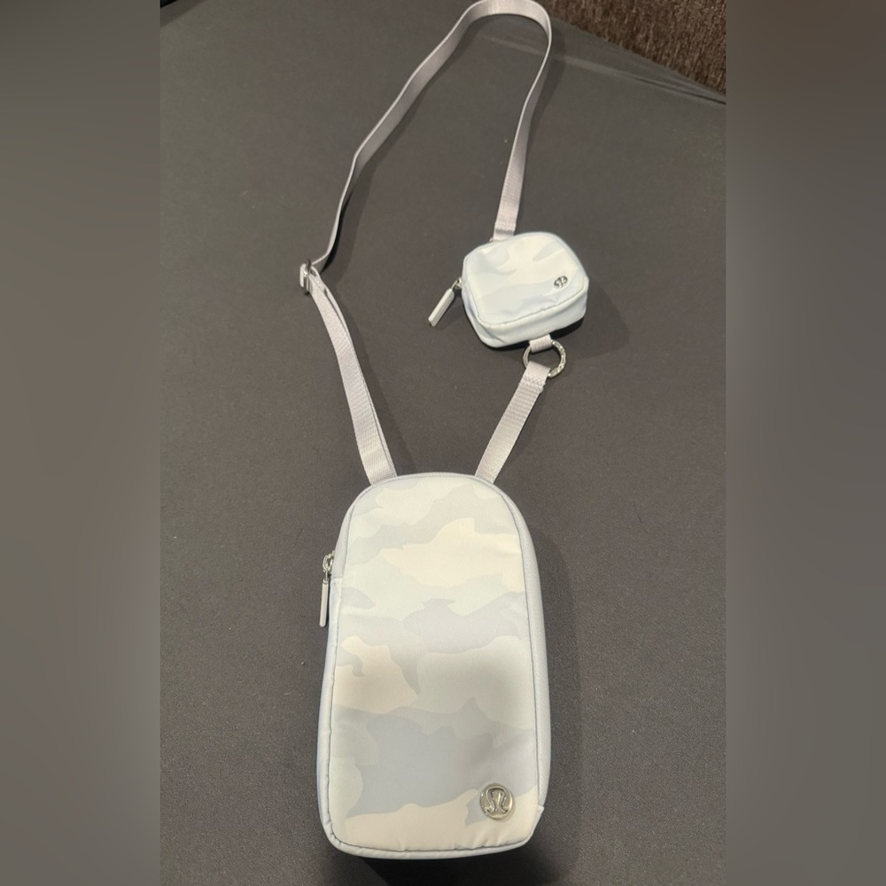 Lulu Lemon Mini Crossbody - White Camouflage